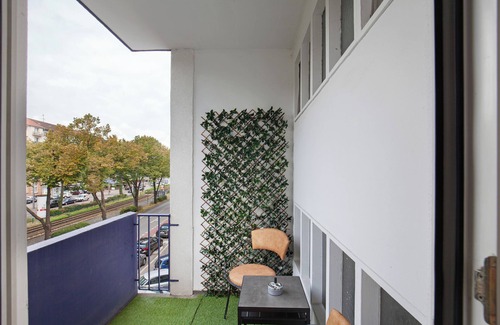 Mannheim Apartment | Apartment 'Salvo' with Balcony and Wi-Fi