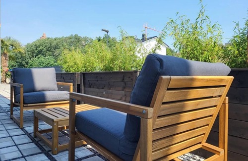 Muldestausee Apartment | Apartment 'Schlossterrassen 4a' with Terrace, Shared Garden and Wi-Fi
