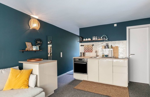 Joachimsthal Apartment | Apartment 'Schorfheider Blueberry Am Grimnitzsee' with Balcony and Wi-Fi