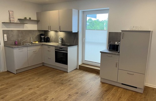 Versmold Apartment | Apartment 'Seeterasse' with Lake View, Balcony and Wi-Fi