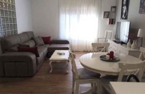 La Guardia Apartment | Apartment 'Sevilla 1' with Private Terrace, Wi-Fi and Air Conditioning