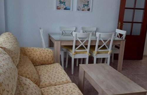 La Guardia Apartment | Apartment 'Sevilla 3' with Private Terrace, Wi-Fi and Air Conditioning