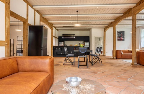Dedelstorf Apartment | Apartment 'South Terrace with Loft Charm' with Mountain View, Private Pool and Wi-Fi