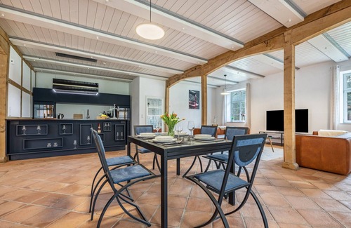 Dedelstorf Apartment | Apartment 'South Terrace with Loft Charm' with Mountain View, Private Pool and Wi-Fi
