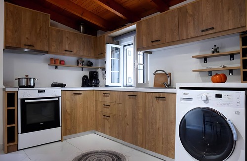 Skala Apartment | Apartment 'The Country House' with Sea View, Wi-Fi and Air Conditioning