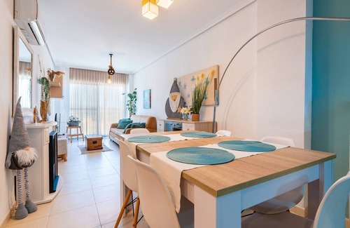 Cabanes Apartment | Apartment 'Torre La Sal Magic World' with Sea View, Wi-Fi and Air Conditioning
