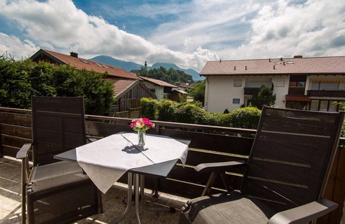 Ruhpolding Apartment | Apartment Unternberg 43sqm, 1 bedroom, living room, kitchen, balcony