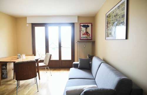 Ambilly Apartment | Apartment 'Urban Gallery Grand' with Mountain View, Balcony and Wi-Fi