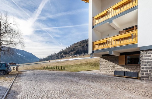 Moena Apartment | Apartment 'Villa Maria Moena' with Mountain View, Shared Terrace and Wi-Fi