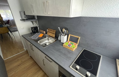 Kaiserslautern Apartment | Apartment Volkspark mit Balkon - Netflix - Küche