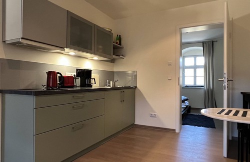 Lichtenau Apartment | Apartment 'Vorwerk Biensdorf' with Mountain View, Shared Garden and Wi-Fi