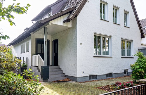 Nienburg/Weser Apartment | Apartment 'Wilhelm' with Balcony and Wi-Fi