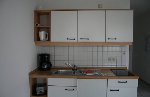 Bad Driburg Apartment | Apartment with balcony in the Therme-Blick guest house