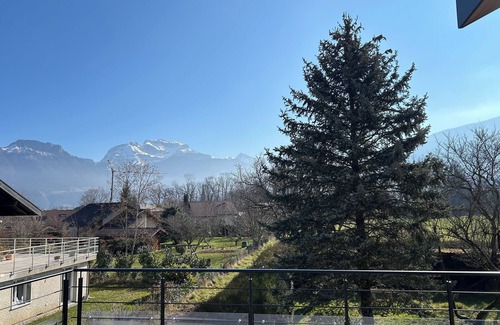 Saint-Jorioz Apartment | Apartment with Panoramic Terrace in a rural area, 5 minutes from the center