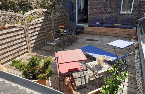 Alstaden Condo | Apartment with roof terrace in the park at Wippmannshof