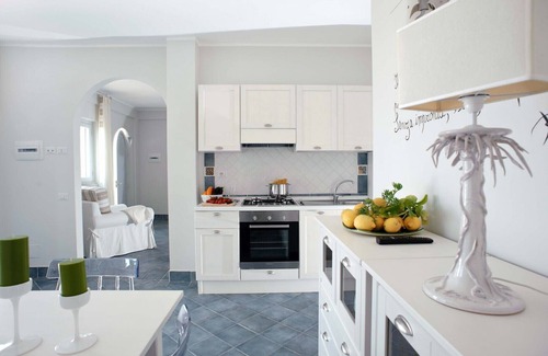 Villammare Apartment | Apartment with terrace. Shared pool. 150 metres from beach