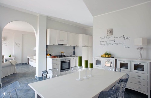 Villammare Apartment | Apartment with terrace. Shared pool. 150 metres from beach