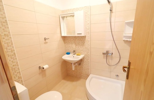 Polace Apartment | Apartments Nodilo - Standard One Bedroom Apartment with Balcony and Sea View (Apt 2)