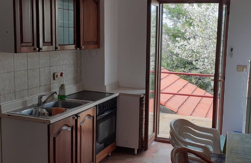 Novi Vinodolski Apartment | Apartments Rudi - One Bedroom Apartmen with Terrace and Sea View