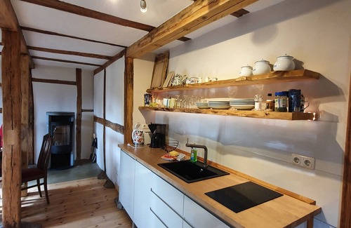 Pantow Apartment | App Freterg Holt with fireplace (40m², 2-4 p.), near Binz in dreamlike location
