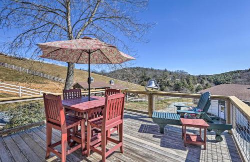 Boone Apartment | Appalachian Boone Horse Ranch Retreat with Mtn Views