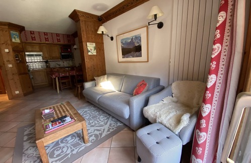Argentiere Apartment | Appart cozy 4/6 pers in residence hotel 4 *, TB located, calm, wifi, park