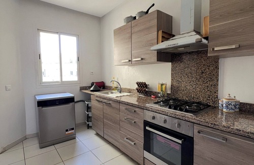 Bouznika Apartment | Appart Luxe 2 chambres ,Bahia Golf Beach ,Bouznika, Golf & Mer