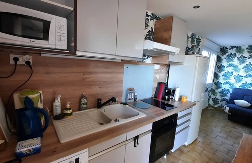 Olonne-sur-Mer Apartment | Appart. T2 garden level, near ocean, salt marshes and cycle paths