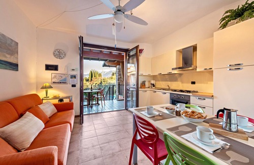 Cecina Apartment | "Appartamento 34" with Lake View, Shared Pool and Private Terrace