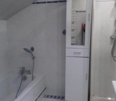 Saint-Pierre-de-Chartreuse Apartment | Appartement en loft 50m2 dans maison avec chambre en mezzanine et canapes lits dans salon