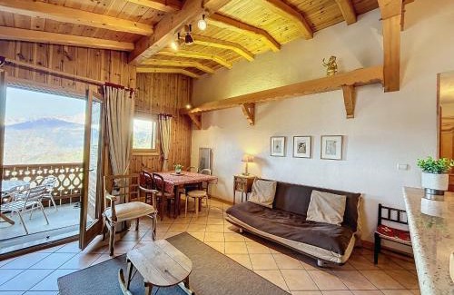 Combloux Apartment | Appartement 3 pièces tout équipé avec balcon et box fermé, à 1,2 km du centre de Combloux - FR-1-560-141