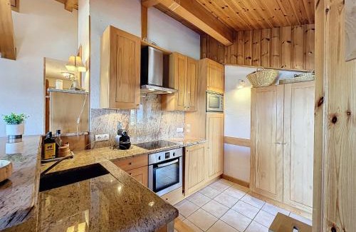 Combloux Apartment | Appartement 3 pièces tout équipé avec balcon et box fermé, à 1,2 km du centre de Combloux - FR-1-560-141