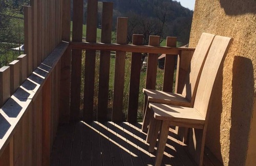 Plateau de Diesse Apartment | Appartement Bleu zen Terrasse