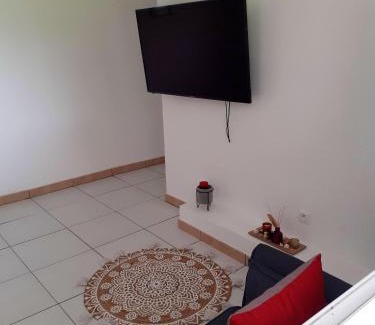 Saint-Esprit Apartment | Appartement charmant, Saint-Esprit, 40 m², vue sur la montagne.