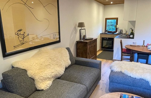 Demi-Quartier Apartment | Appartement de 3 Pièces et Jardin - Megeve