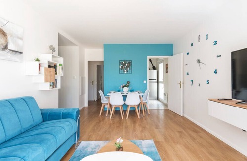 Montevrain Apartment | Appartement des Rêves Bleus - Welkeys