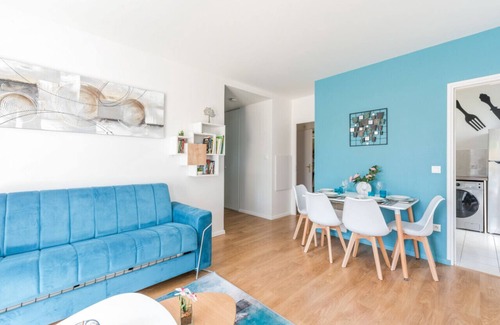 Montevrain Apartment | Appartement des Rêves Bleus - Welkeys