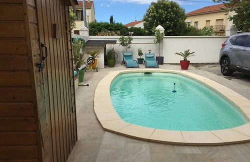 Argeles-sur-Mer Apartment | Appartement Rez de Jardin Piscine Chauffée, Barbecue, Plancha