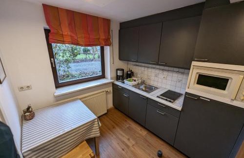 Freystadt Apartment | Appartment in der Auszeitoase Freystadt - 2 Zimmer, Billard, Sauna, Terrasse, Garten, Ladestation, nahe an Messe Nürnberg
