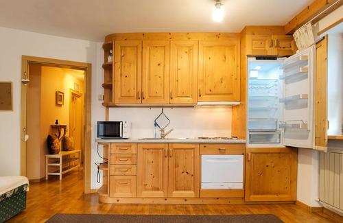 Pedraces Condo | Appartment mit Traumblick auf den Dolomiten