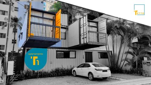Castelo Branco House | APs em Container na Meia Praia, Itapema, SC - Tetto Stays