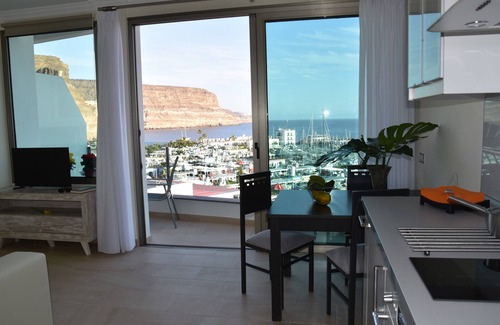 Lomo Quiebre Apartment | Apt. 1ºA "Spectacular views of the sea and the marina of Puerto de Mogán"