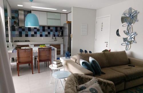 Martim de Sa Apartment | Apt Pé na Areia Martim de Sá Churrasq Varanda