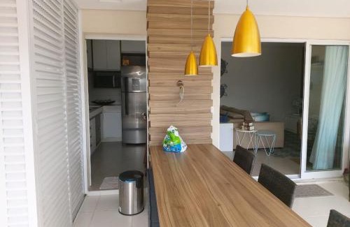 Martim de Sa Apartment | Apt Pé na Areia Martim de Sá Churrasq Varanda