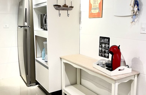 Jardim Las Palmas Apartment | Apt Tombo | Gourmet Balcony | Air Conditioning | Pool | WiFi | 5 min from the beach