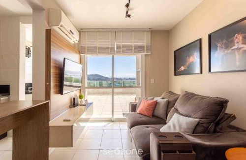Florianopolis Apartment | Apt with Charming Sea View in Itacorubi CMR204