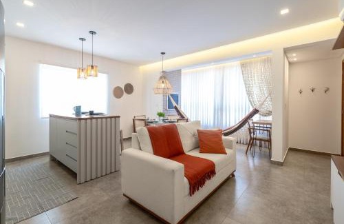 Itacolomi Apartment | Apto a 350m Praia Cozinha completa Churrasqueira Ar Condicionado Wi-Fi e vaga privativa de garagem Reserve agora mesmo