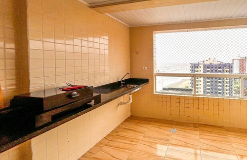Real Apartment | Apto a beira mar com Wi-Fi na Praia Jardim Real/SP