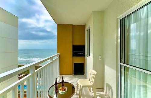 Barra Velha Apartment | Apto completo com VISTA MAR em CONDOMINIO RESORT FRENTE MAR em Barra Velha 2 quartos AR CONDICIONADO CHURRASQUEIRA privativa Cozinha Completa PISCINA vaga de Garagem - VIL3