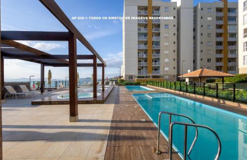 Barra Velha Apartment | Apto completo com VISTA MAR em CONDOMINIO RESORT FRENTE MAR em Barra Velha 2 quartos AR CONDICIONADO CHURRASQUEIRA privativa Cozinha Completa PISCINA vaga de Garagem - VIL3